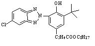 Octyl-3-[3-tert-butyl-4-hydroxy-5-(5-chloro-2H-benzotriazole-2-yl)phenyl]propionate + 2-Ethylhexyl-3-[3-tert-butyl-4-hydroxy-5-(5-chloro-2H-benzotriazole-2-yl)phenyl]propionate